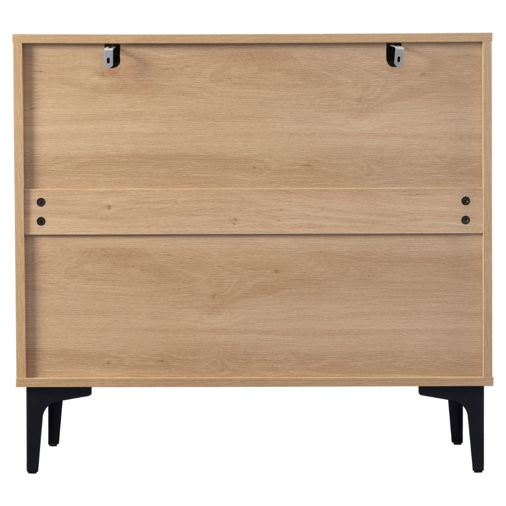 Miami Oak Effect 3 Drawer Chest