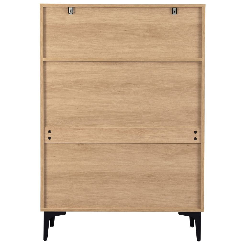 Miami Oak Effect 3+2 Drawer Chest