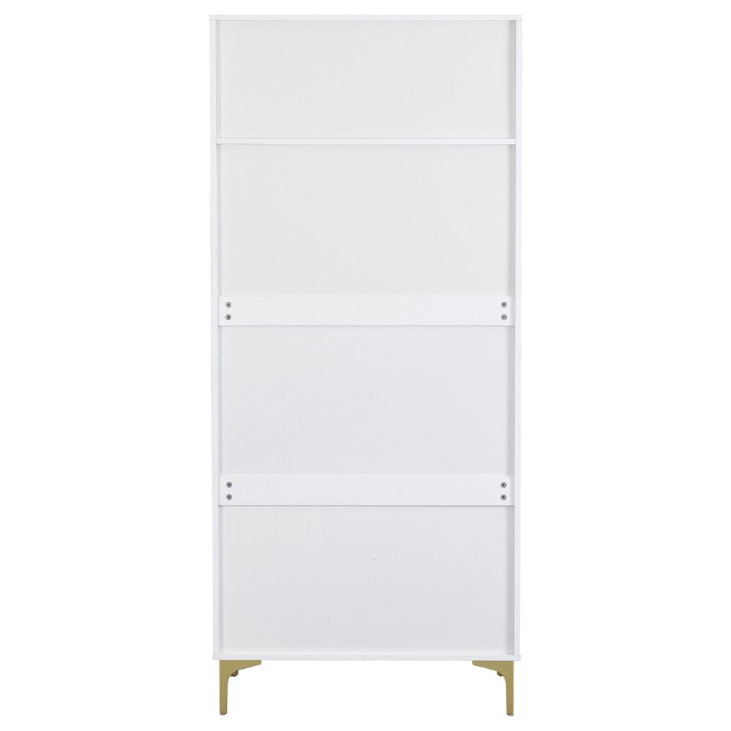 Miami White 2 Door Wardrobe Back