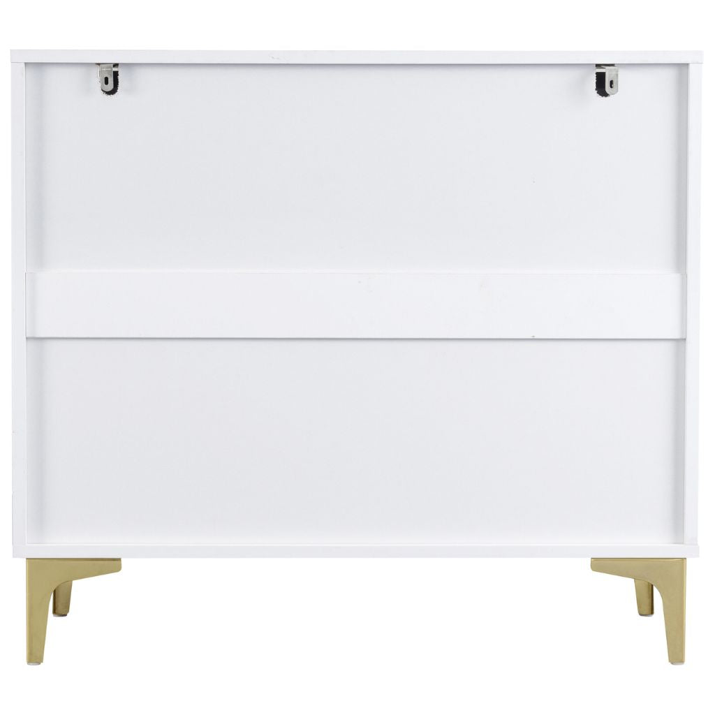 Miami White 3 Drawer Chest