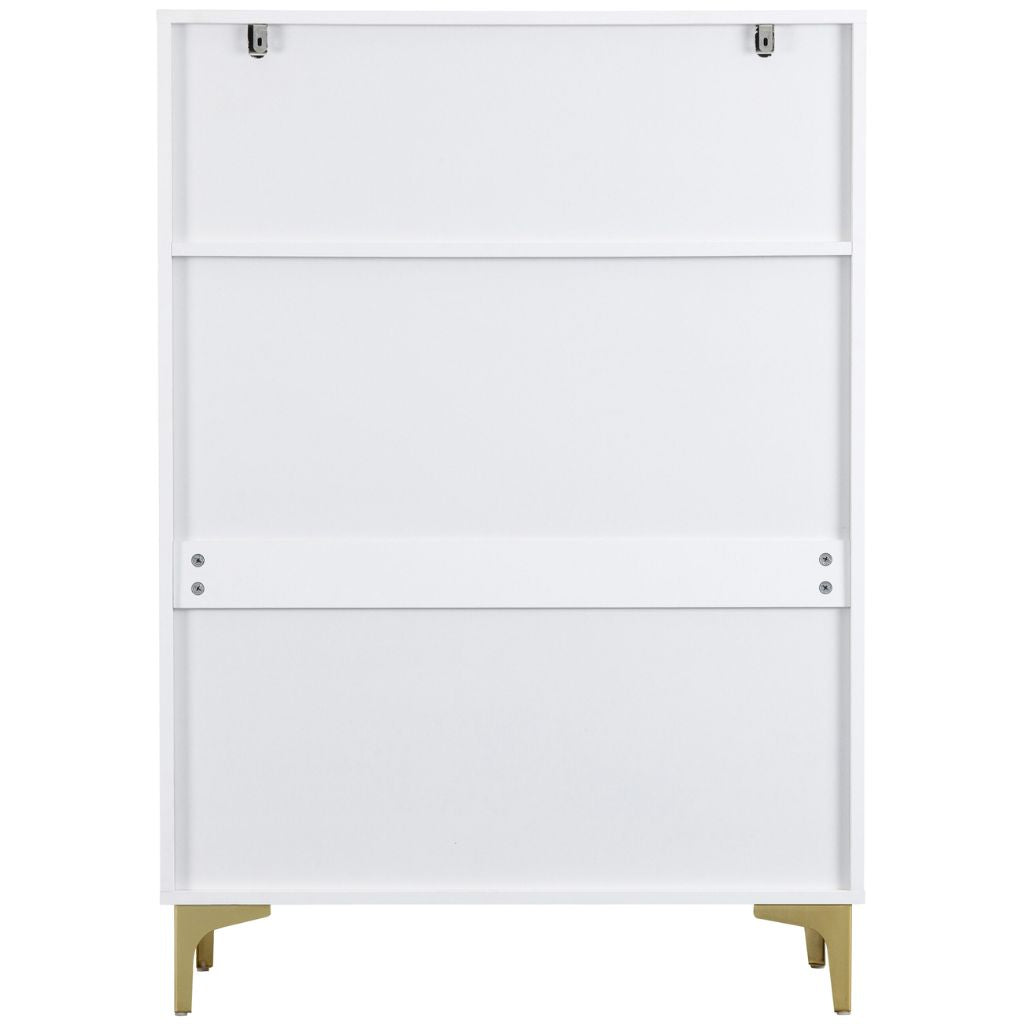 Miami White 3+2 Drawer Chest