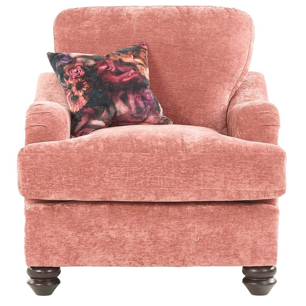 Millie Pink Armchair Front