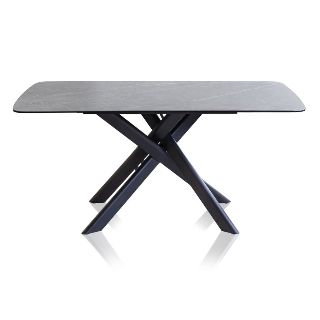 Miro Slate 1.6m Dining Table Front