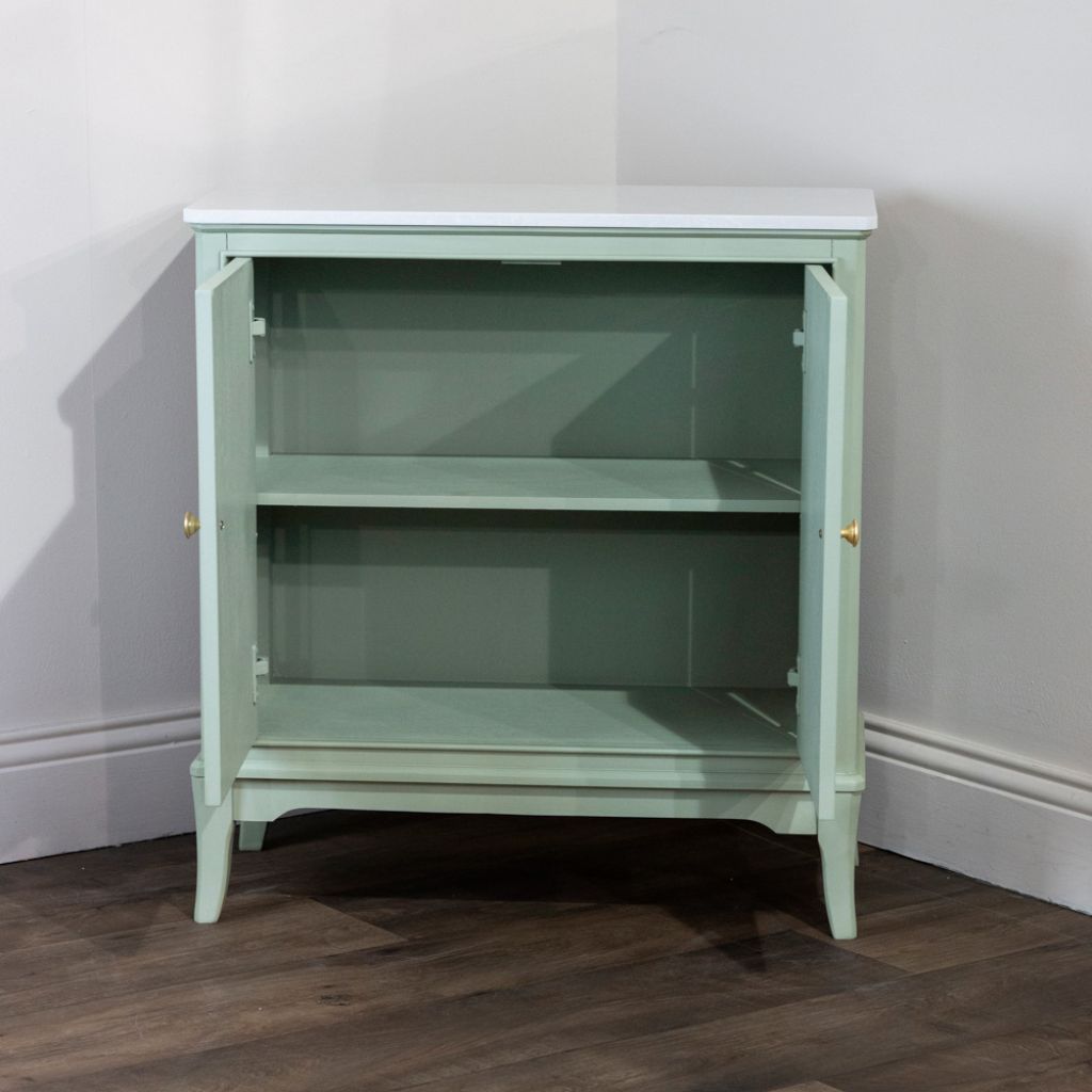Monroe Sage 2 Door Cabinet Open