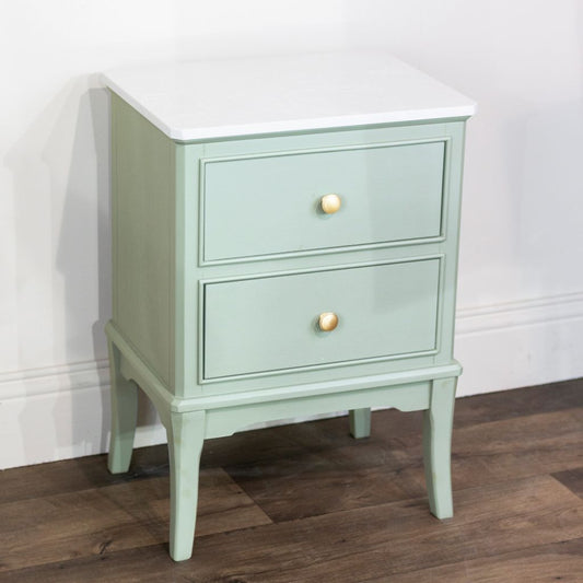 Monroe Sage 2 Drawer Accent Table