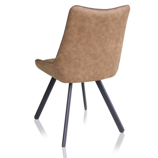 Monty Tan Dining Chair Back