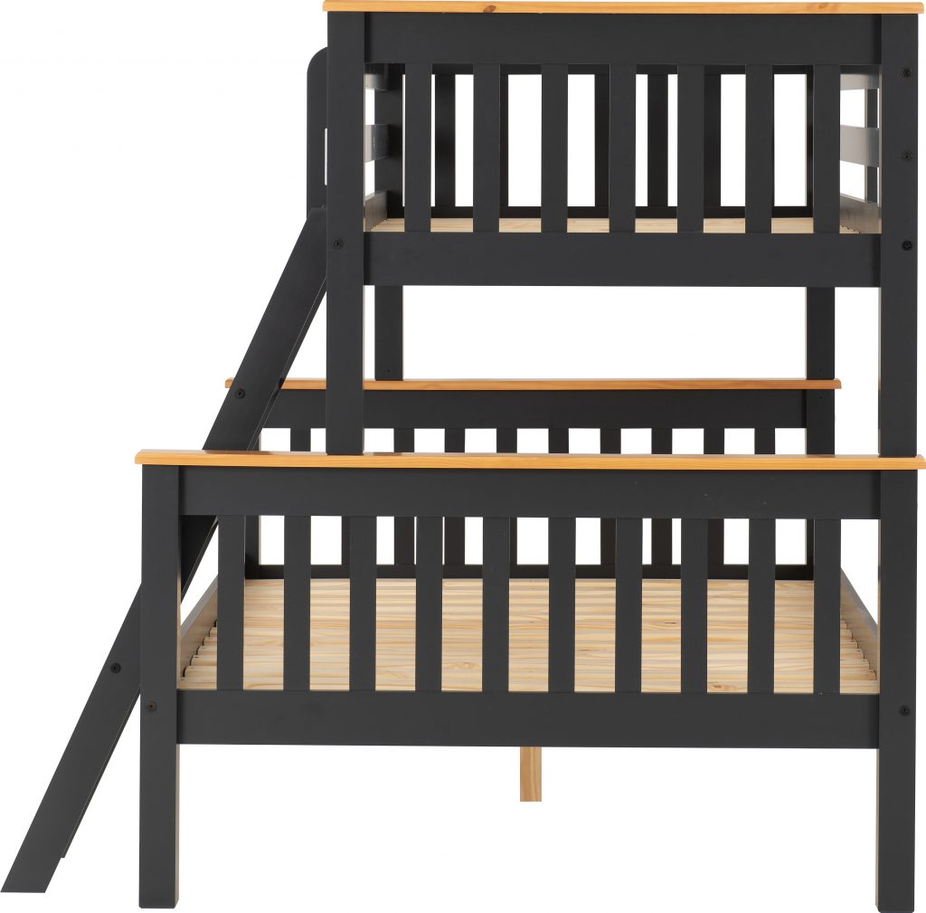 Side view of triple sleeper