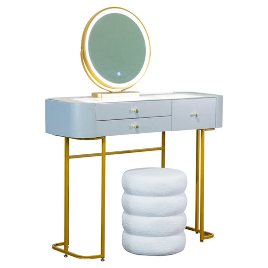 Nadia Plus Grey Dressing Table Set