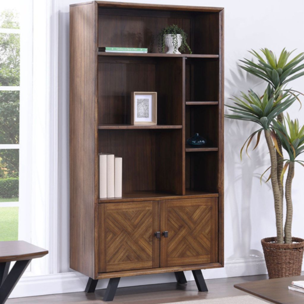 Nevada Large 2-Door Bookcase