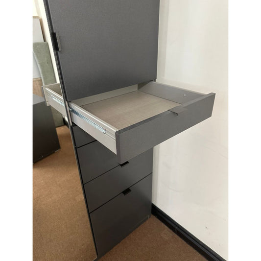 Ontario Metallic Grey Wardrobe Drawer