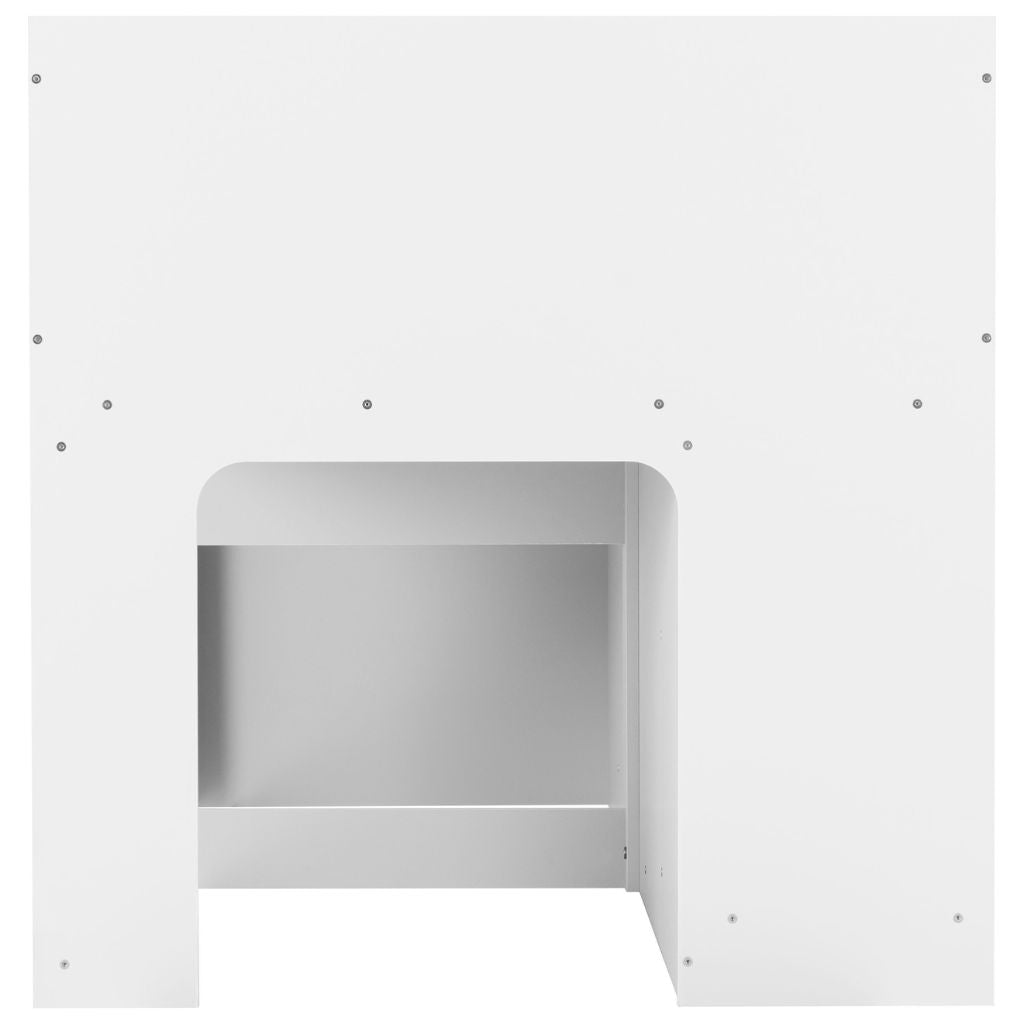 Orlando White Low Sleeper Bed Side