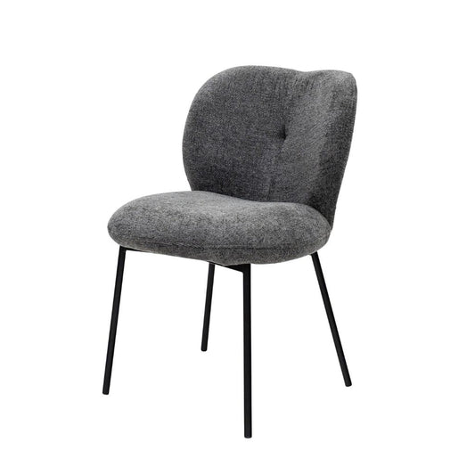 Orta Grey Fabric Dining Chair