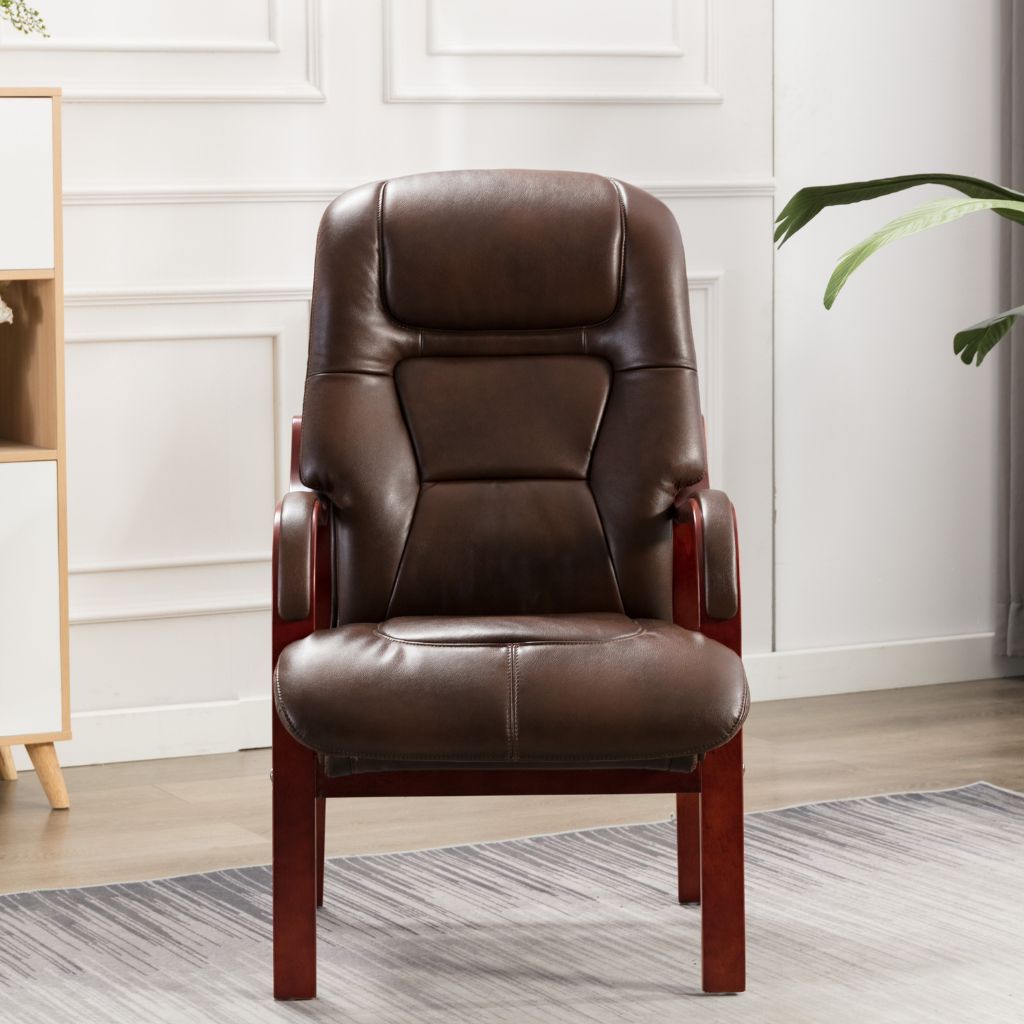 Orthopedic Tan Chair Front