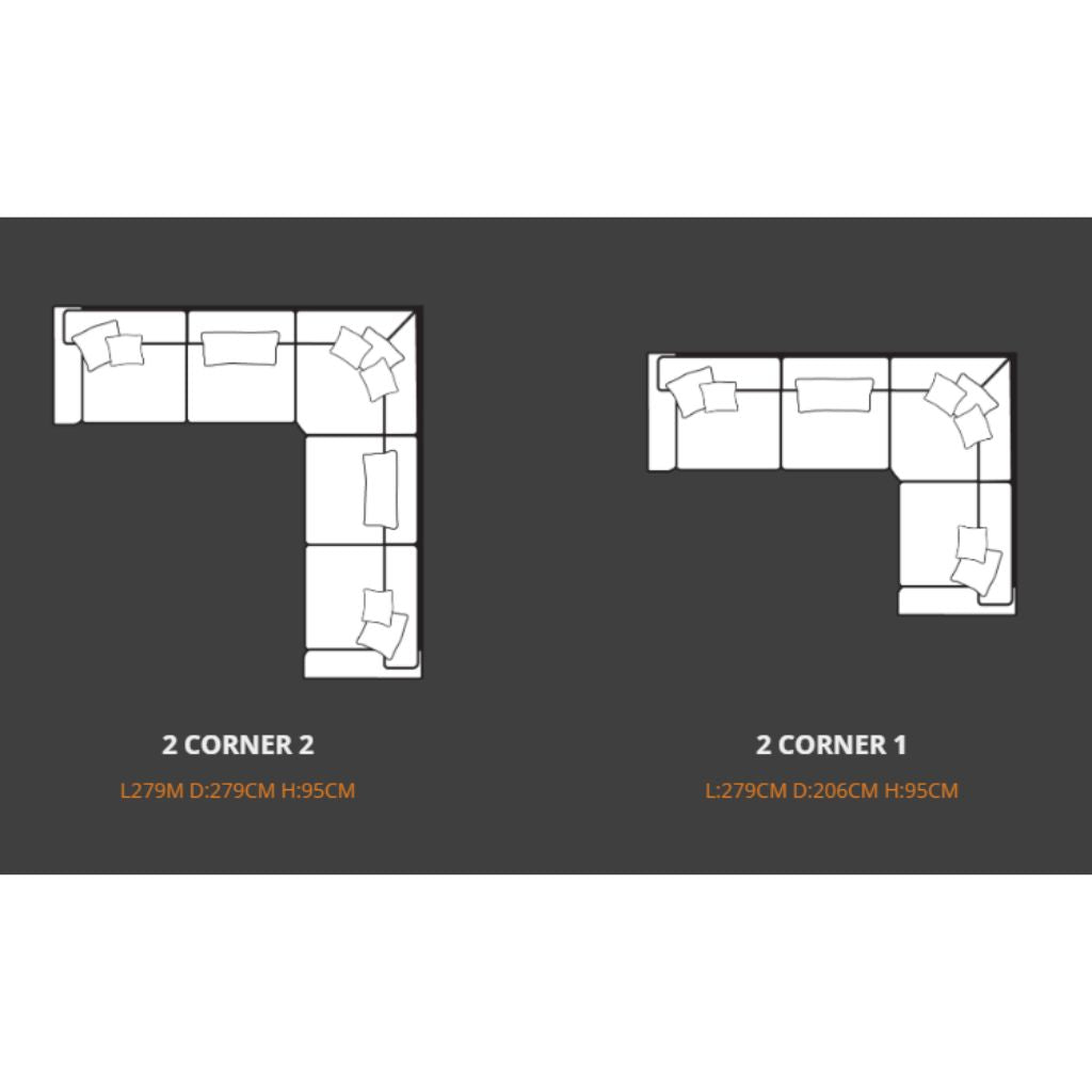 Oscar Corner Dimensions