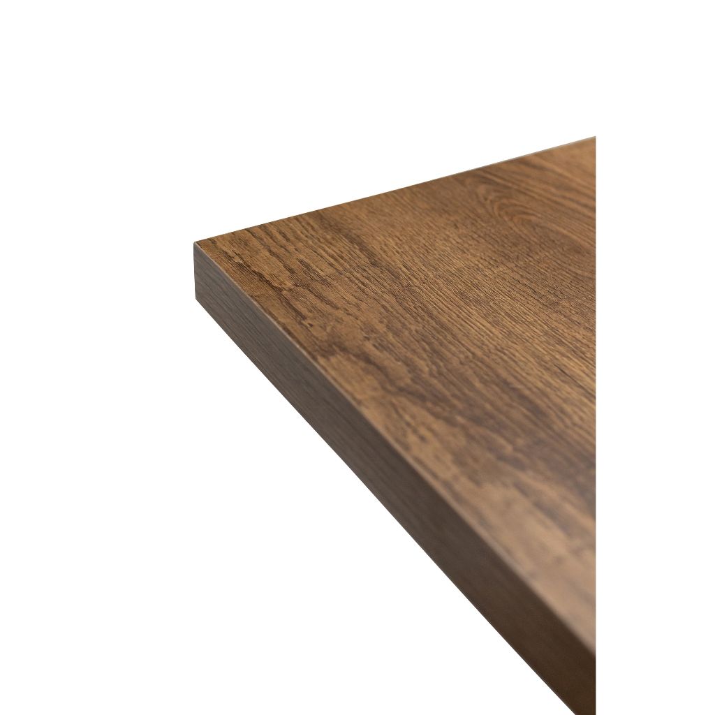 Panni 1.2m Dark Oak Extending Dining Table Close