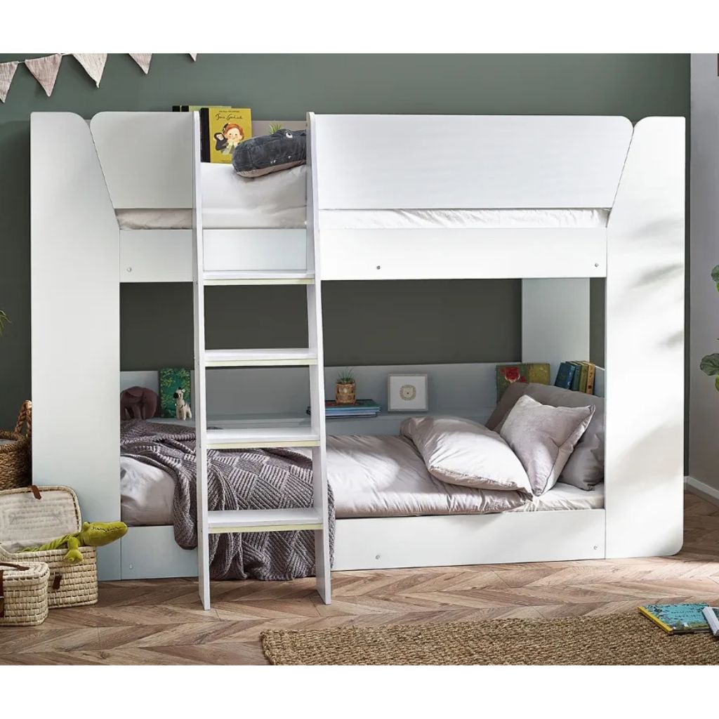 Parsec White Bunk Bed Room