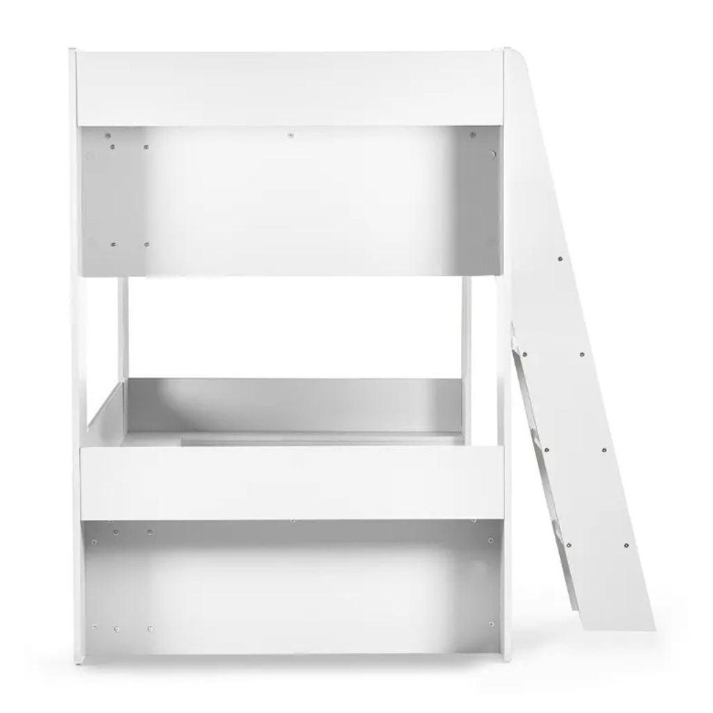 Parsec White Bunk Bed Side