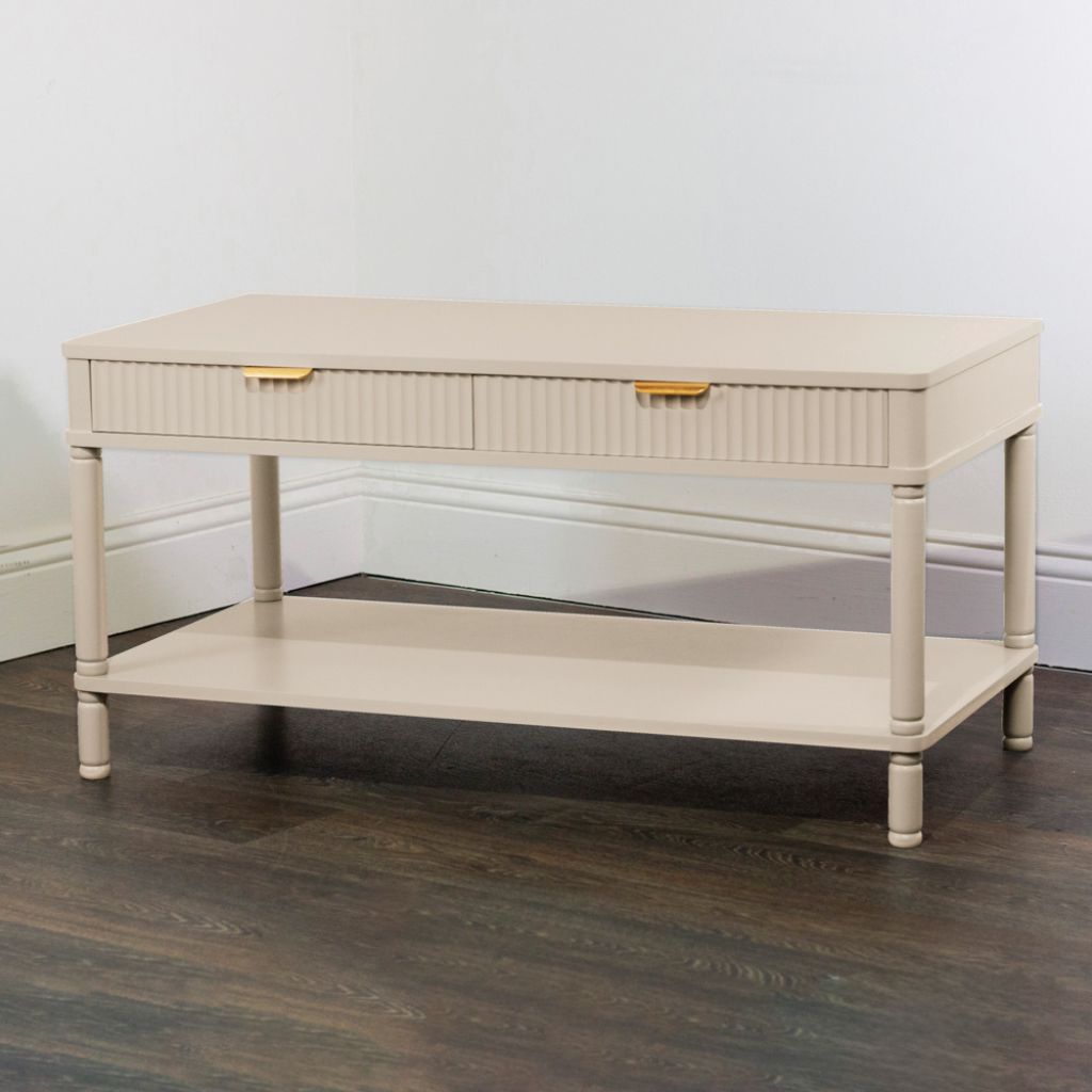 Parson 2 Drawer Coffee Table 