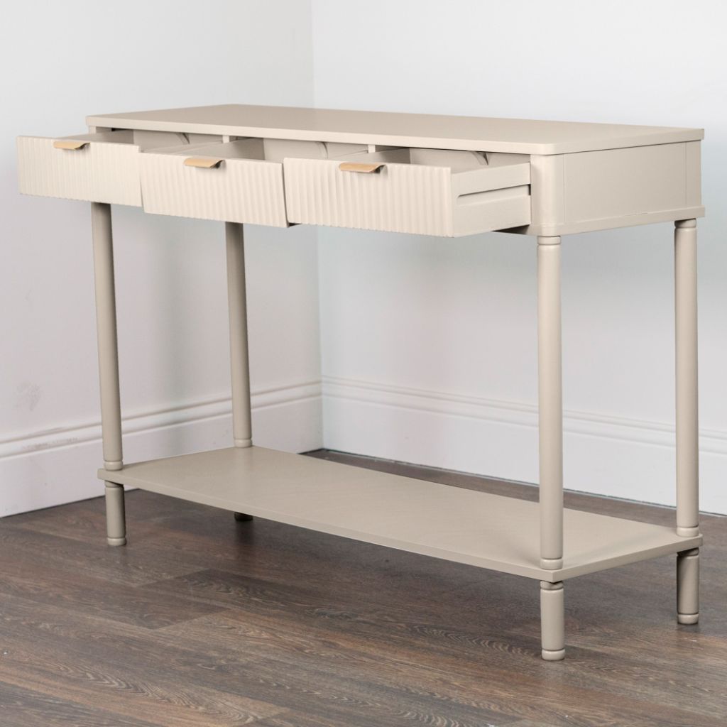 Parson 3 Drawer Console Table Drawers