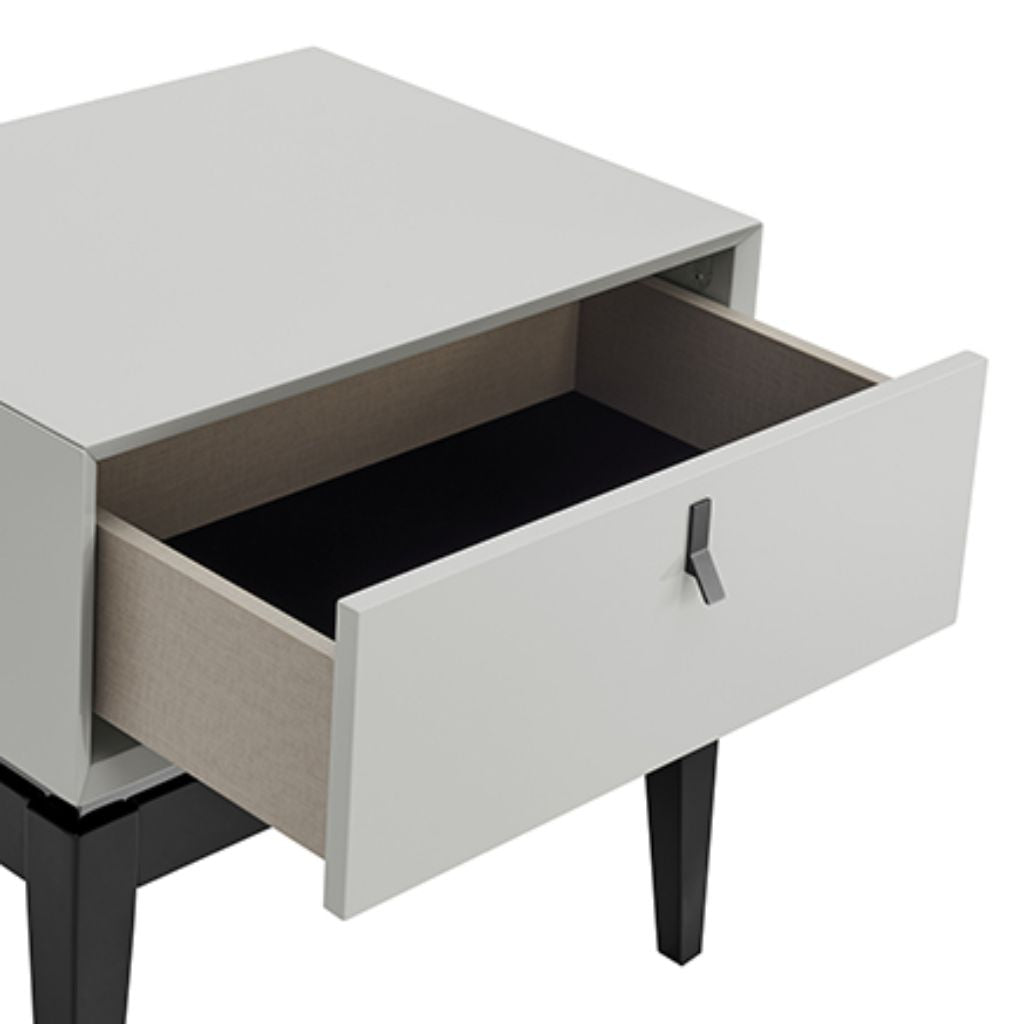 Pasadena Cool Grey 1 Drawer End Table Drawer