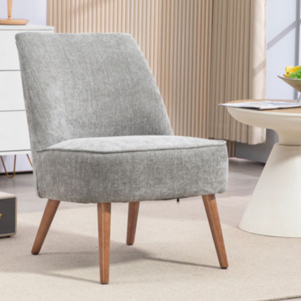 Reagan Grey Accent Chair Room