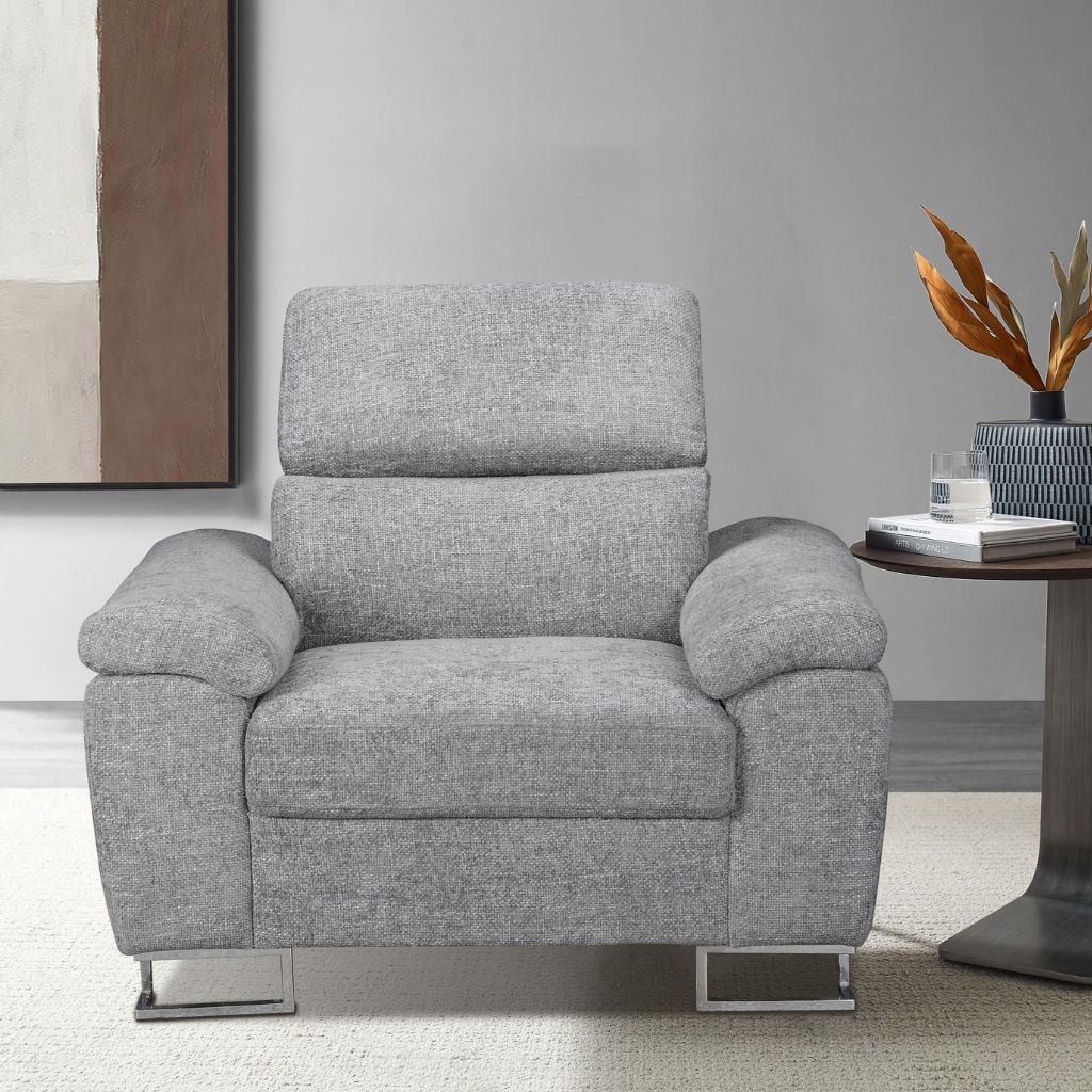 Roma Grey 1-Seater