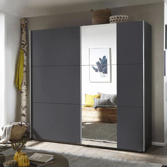 Santiago Sliding Mirrored Wardrobe Range by Rauch