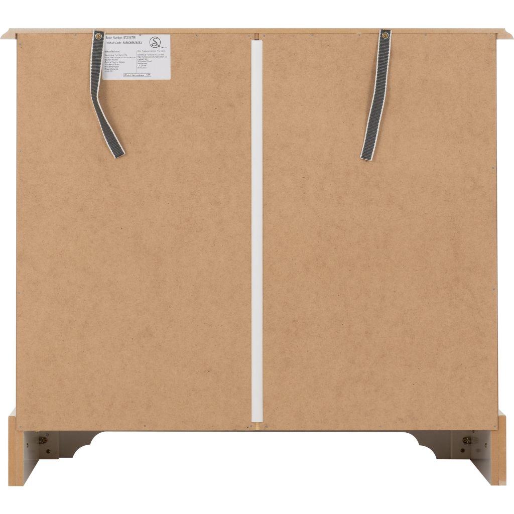 Stratford 3 Drawer Chest Back