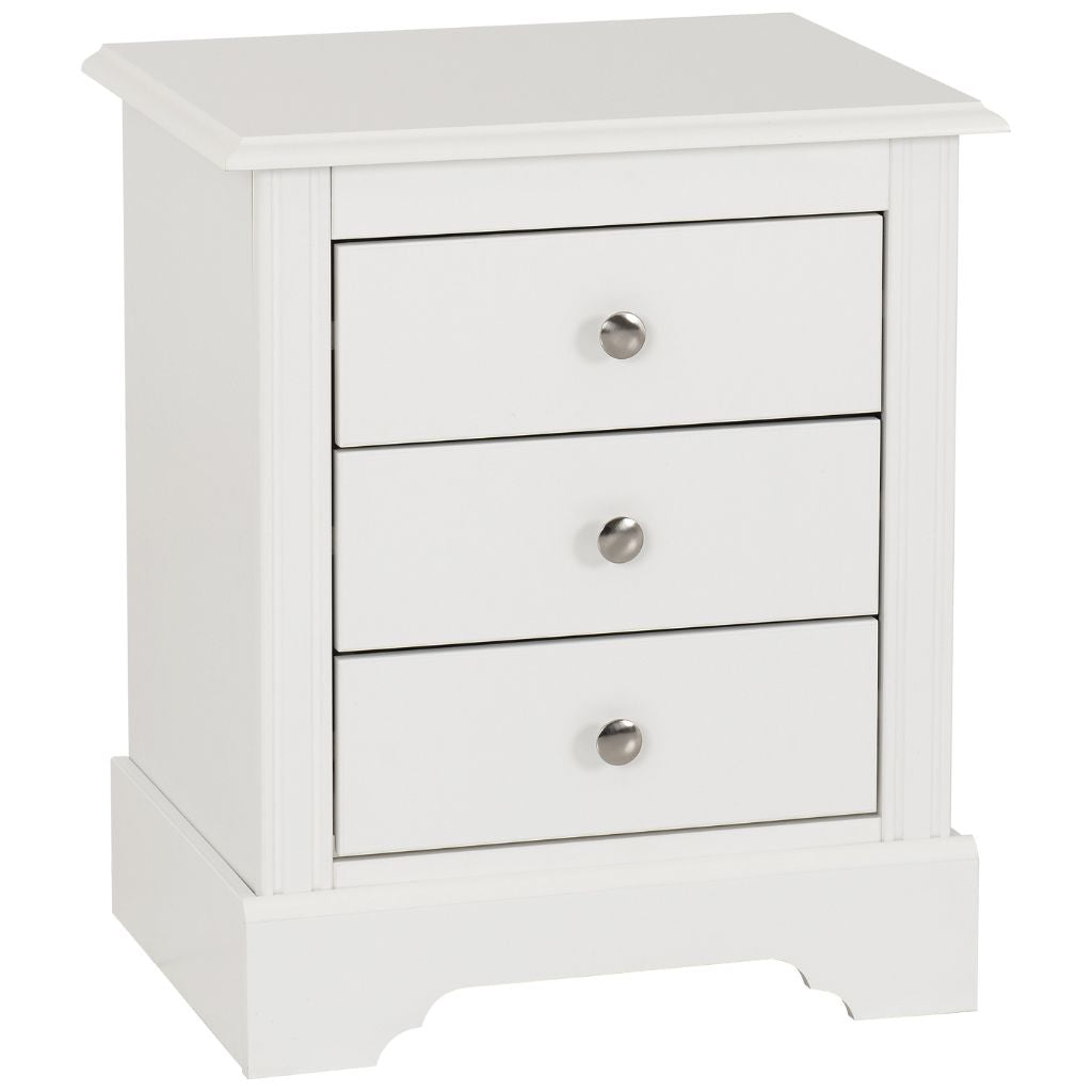 Stratford 3 Drawer Bedside