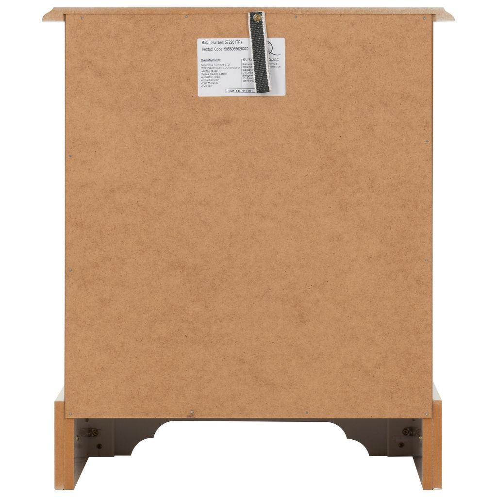 Stratford 3 Drawer Bedside Back