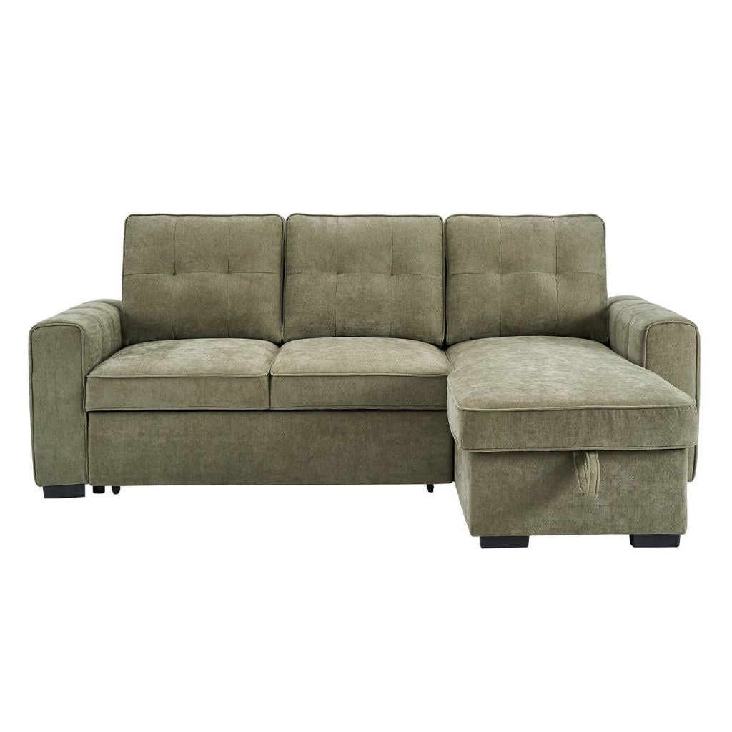 The toby has beautiful pin tuck back cushions as well as beautiful piping details on the cushions and arms.