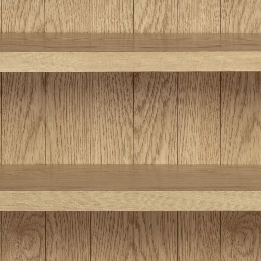 stunning crafted shelves and panel details complete this bookcase