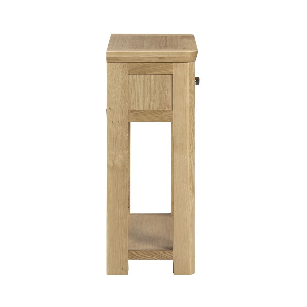 side view of the Treviso small console.