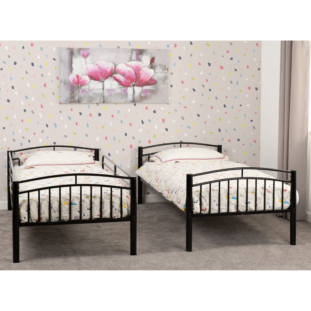 Ventura Black 3' Bunk Bed 2 Beds