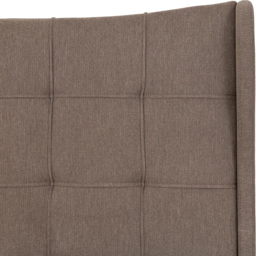 Verona Brown Fabric Bedframe Headboard