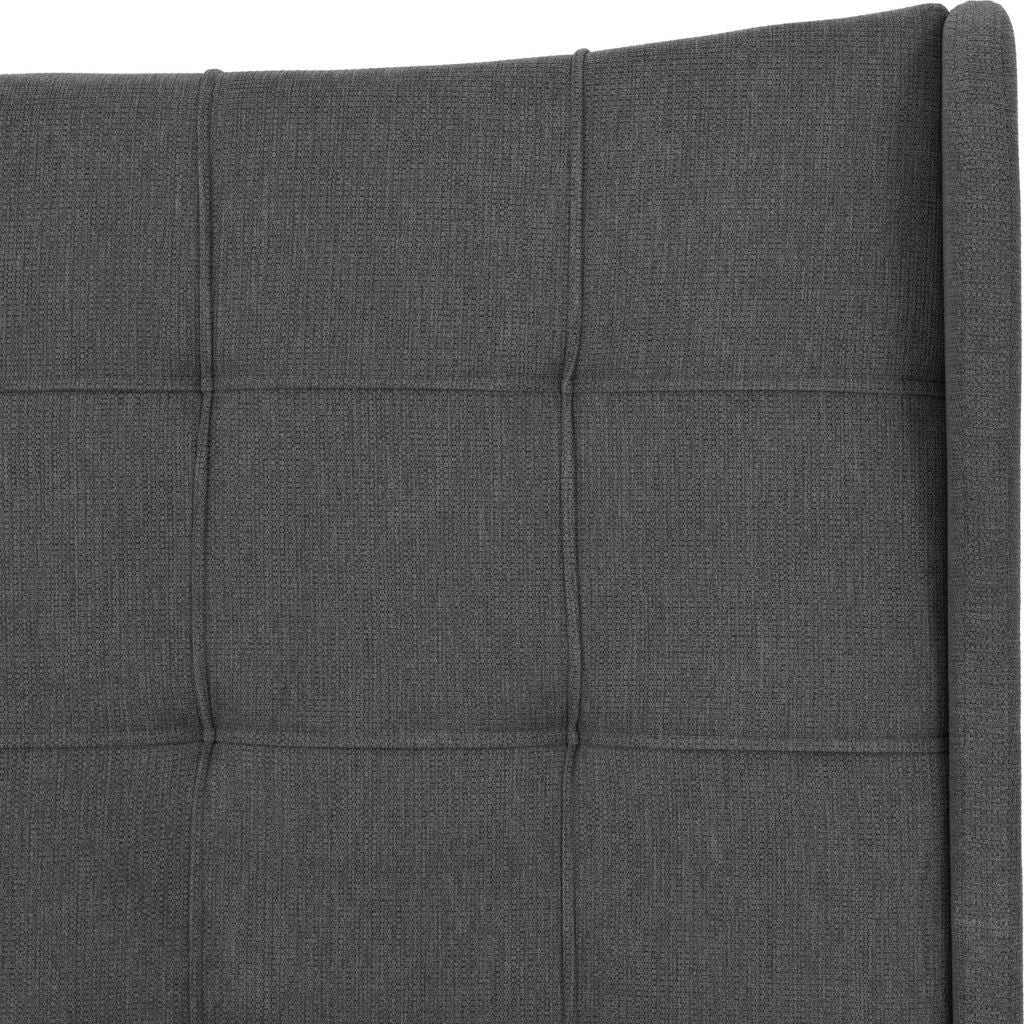 Verona Grey Fabric Ottoman Bedframe Headboard