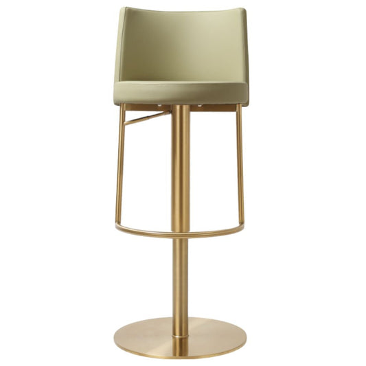 Vogue Gold Pistachio PU Bar Stool