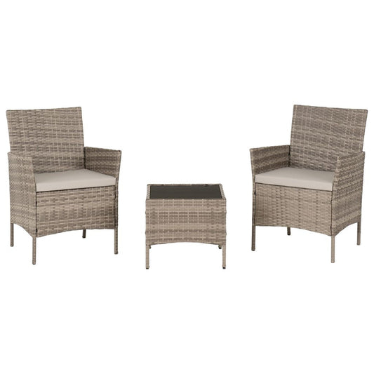 Willow Rattan 3 Piece Garden Set