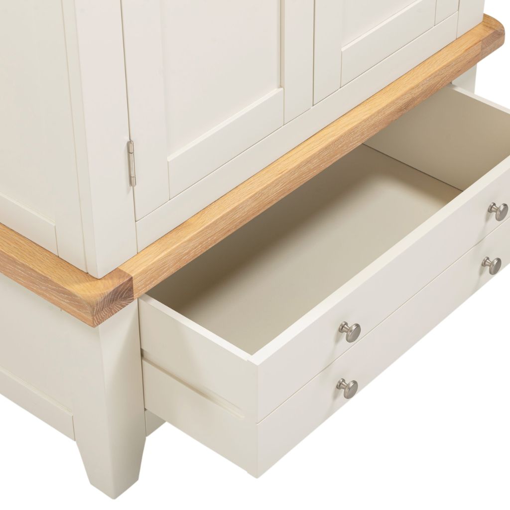 Windsor Ivory 2 Door 1 Drawer Wardrobe Drawer