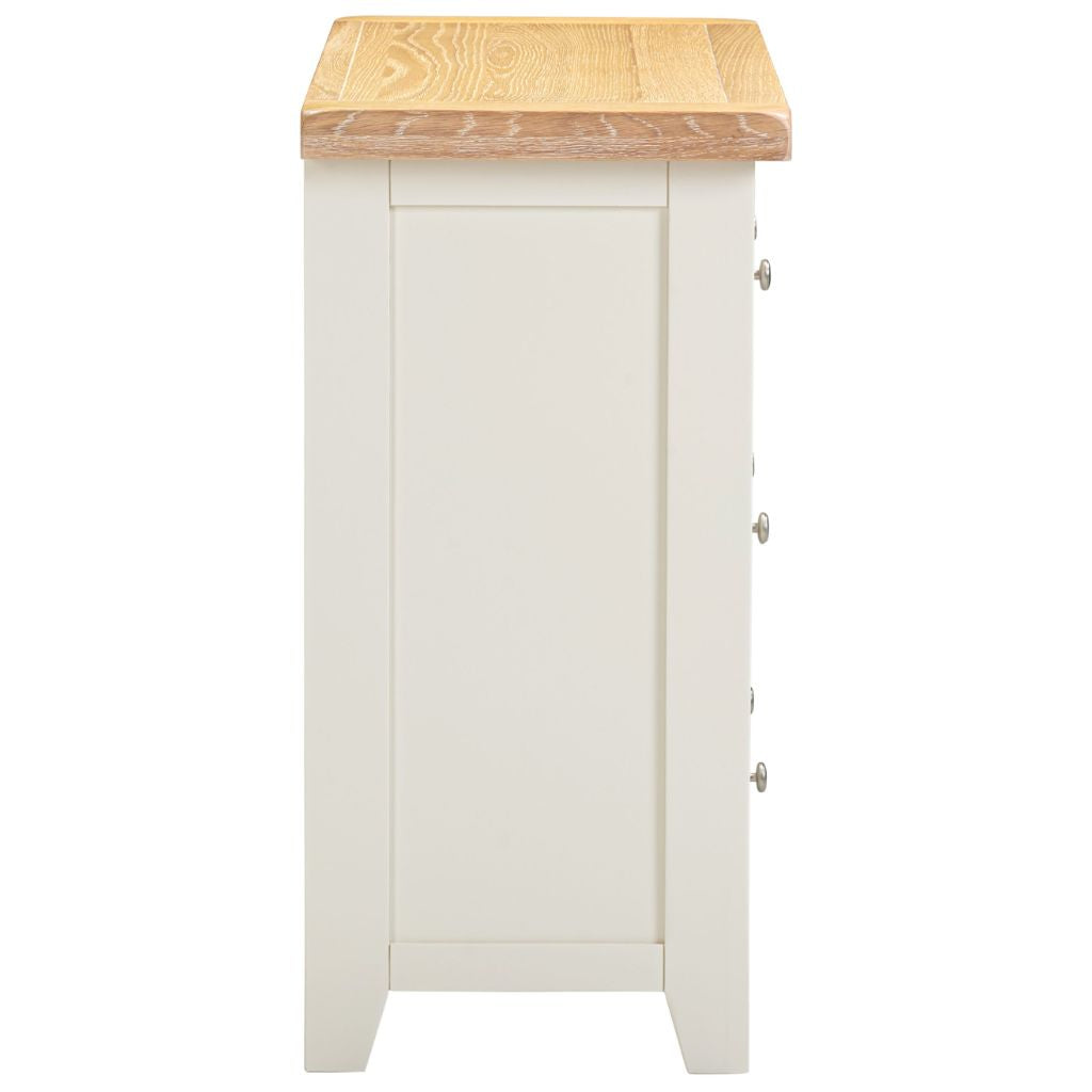 Windsor Ivory 3 Drawer Chest Side