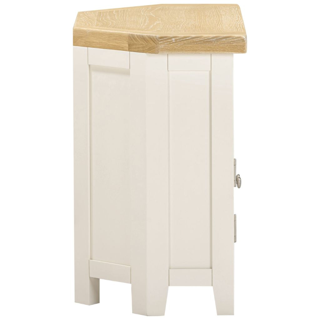 Windsor Ivory Corner TV Unit Side