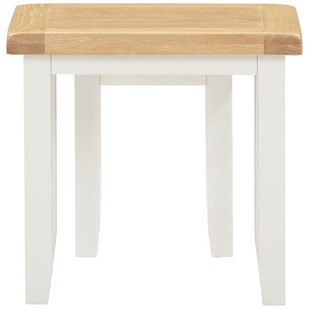 Windsor Ivory Nest of 2 Tables Back