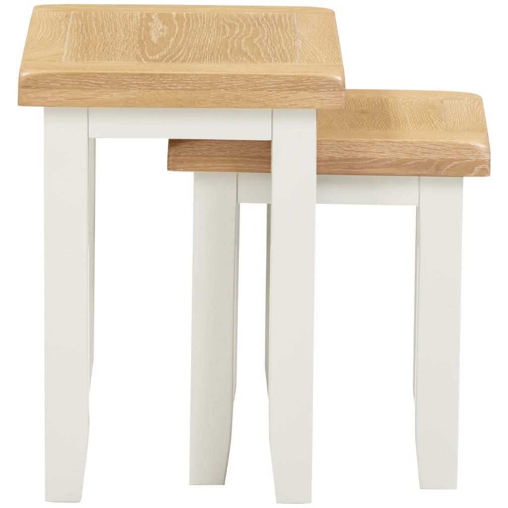 Windsor Ivory Nest of 2 Tables Side
