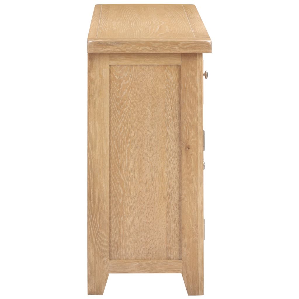 Windsor Natural Oak 3 Door 3 Drawer Sideboard Side