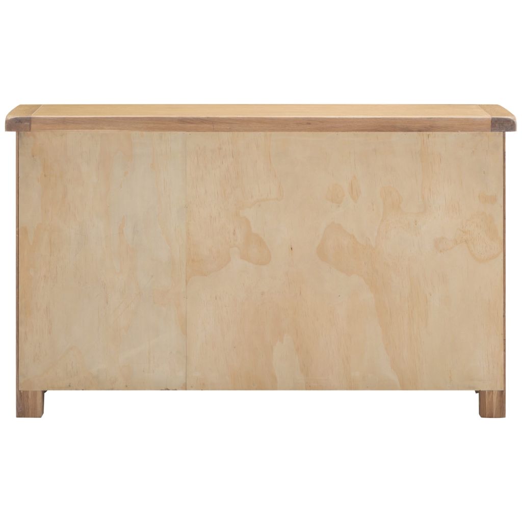 Windsor Natural Oak 3 Door 3 Drawer Sideboard Back