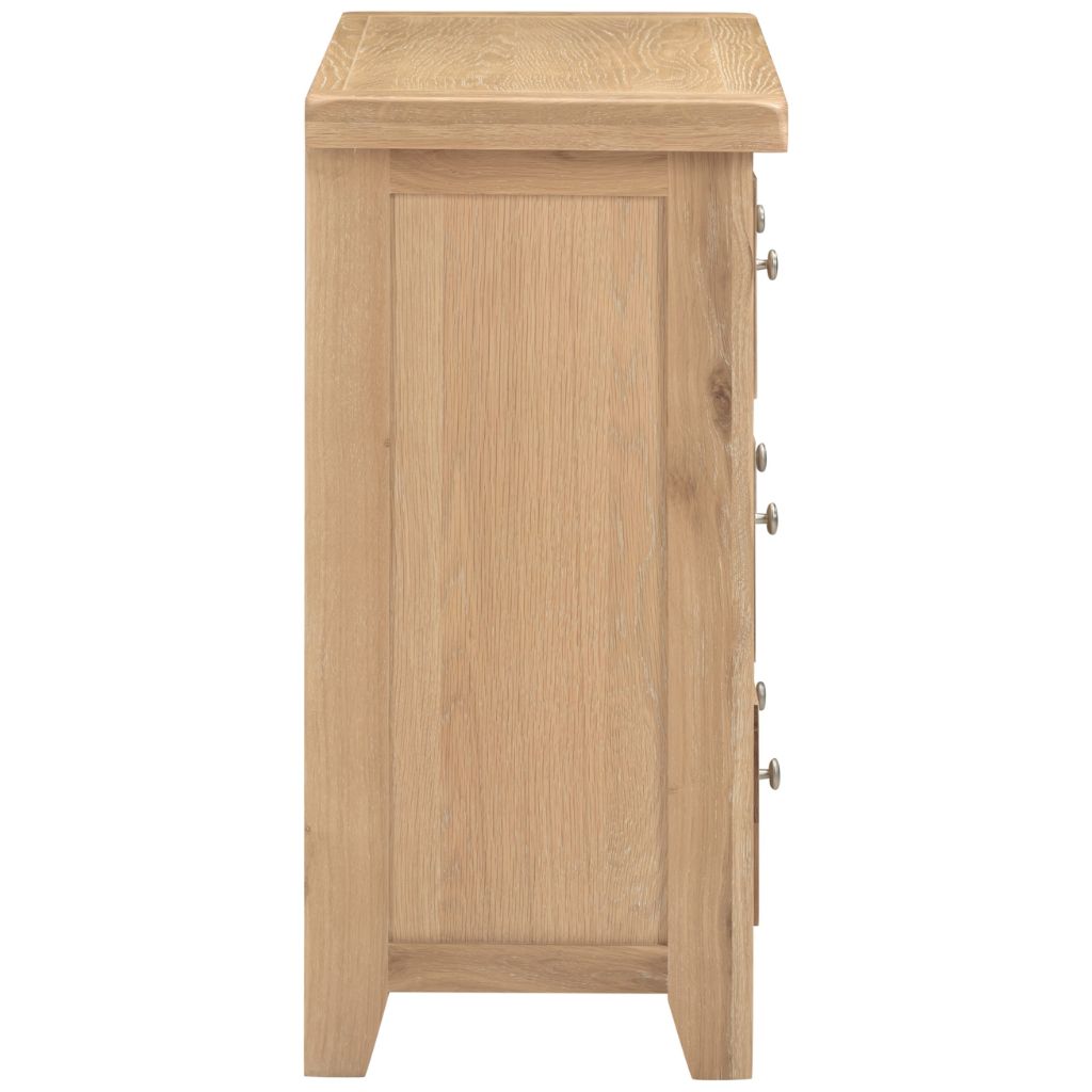 Windsor Natural Oak 3 Drawer Chest Side