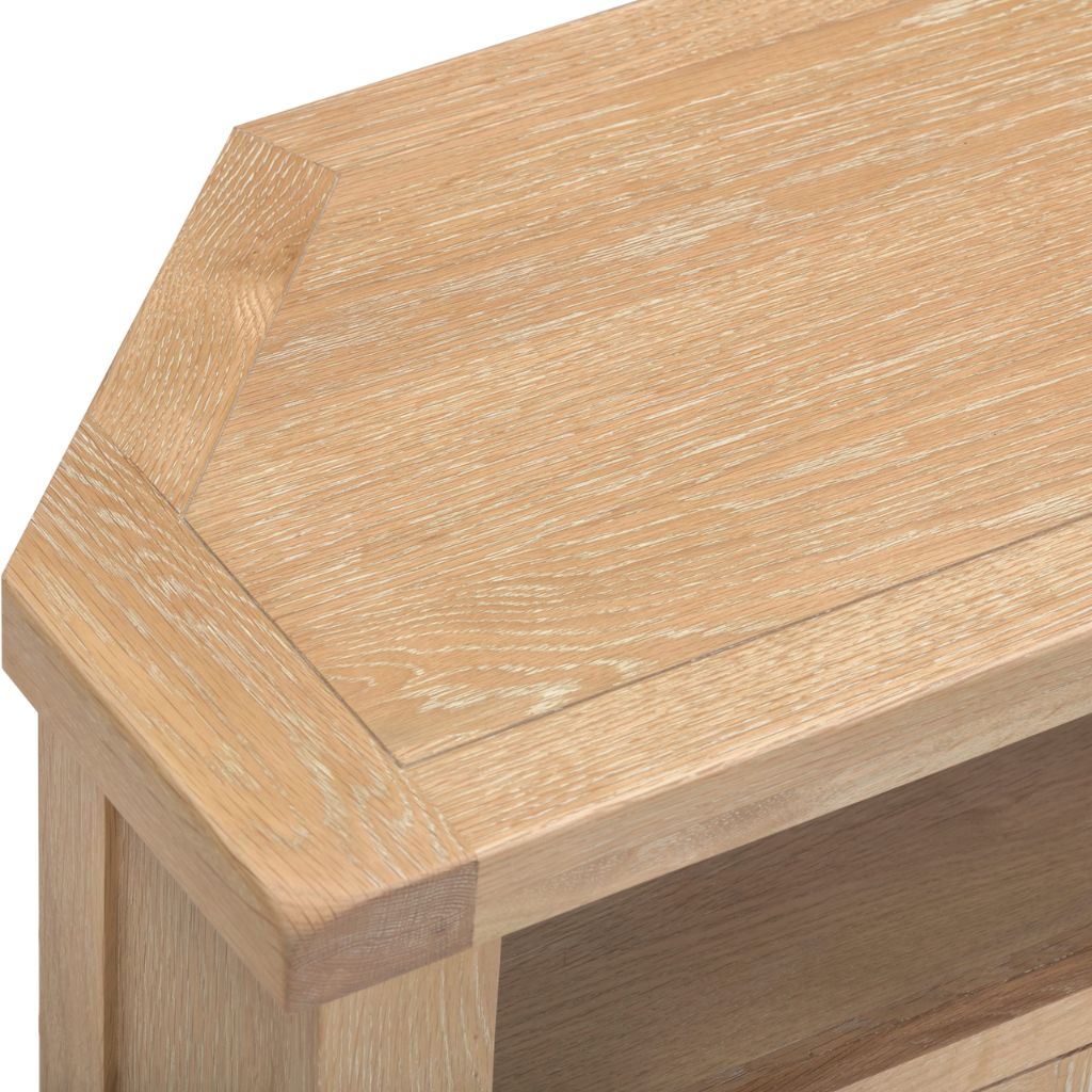 Windsor Natural Oak Corner TV Unit Top