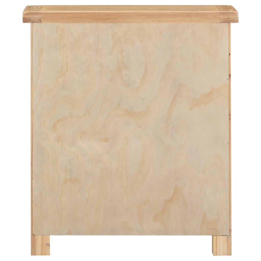 Windsor Natural Oak Low Bookcase Back