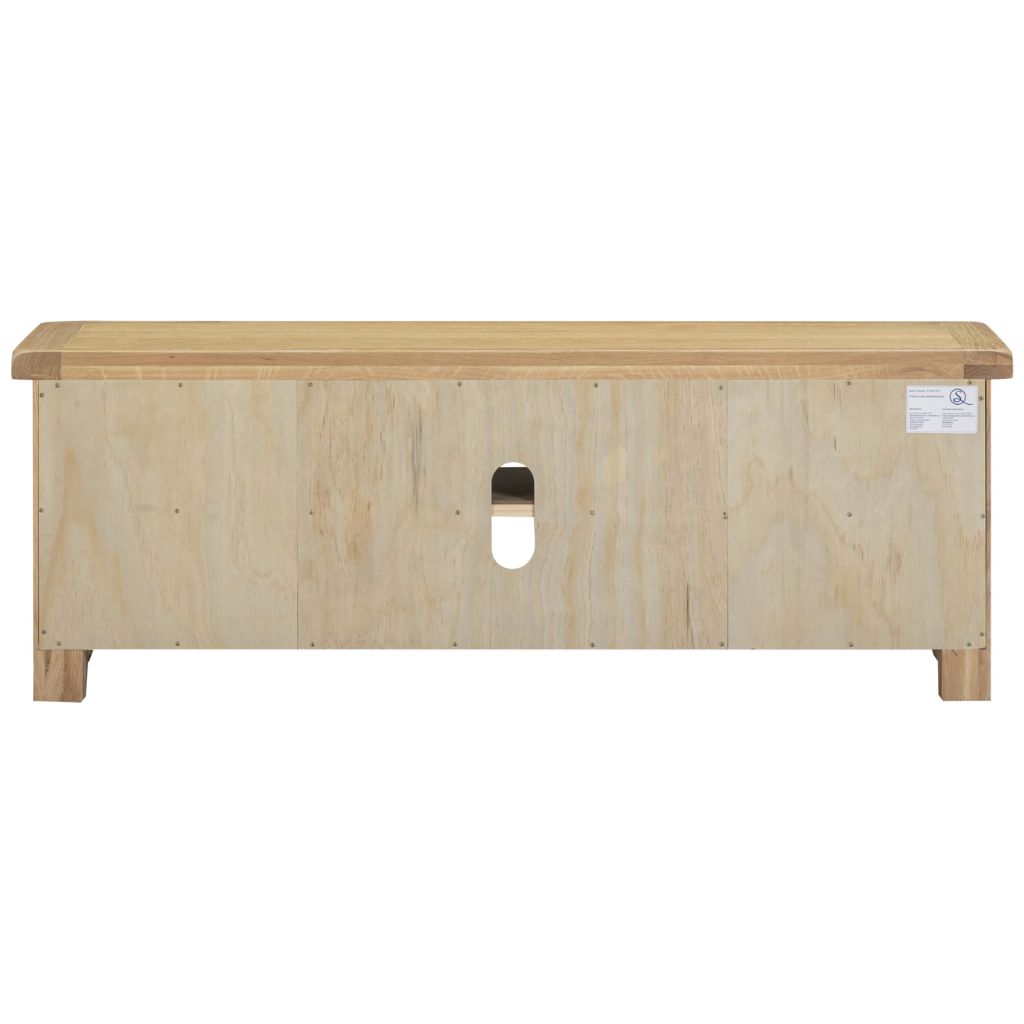 Windsor Natural Oak Straight TV Unit Back