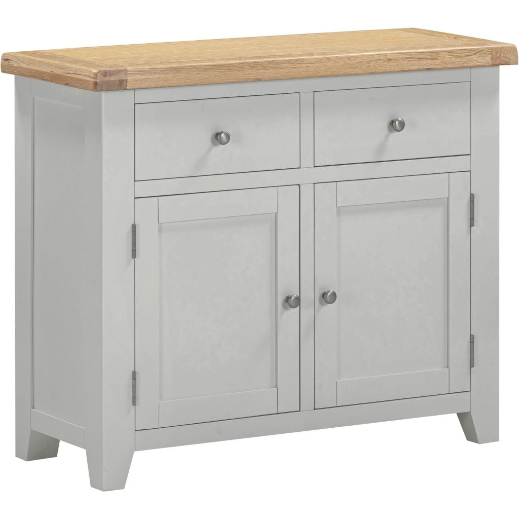 Windsor Pebble Grey 2 Door 2 Drawer Sideboard